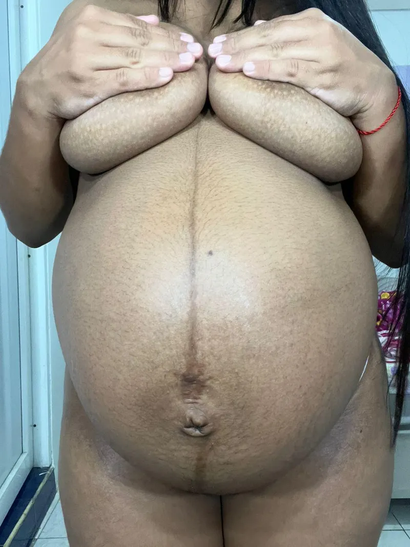 Thumbnail Embracing the Beautiful Pregnant Belly by Alexa69T | PregnantPetite