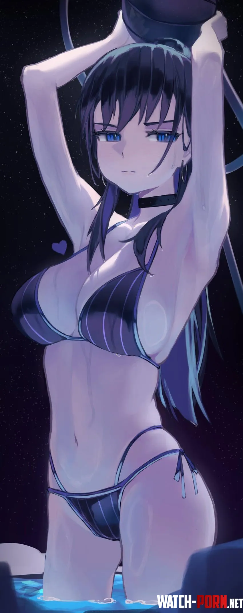 Ouro Kronii washes her body by RainDMask