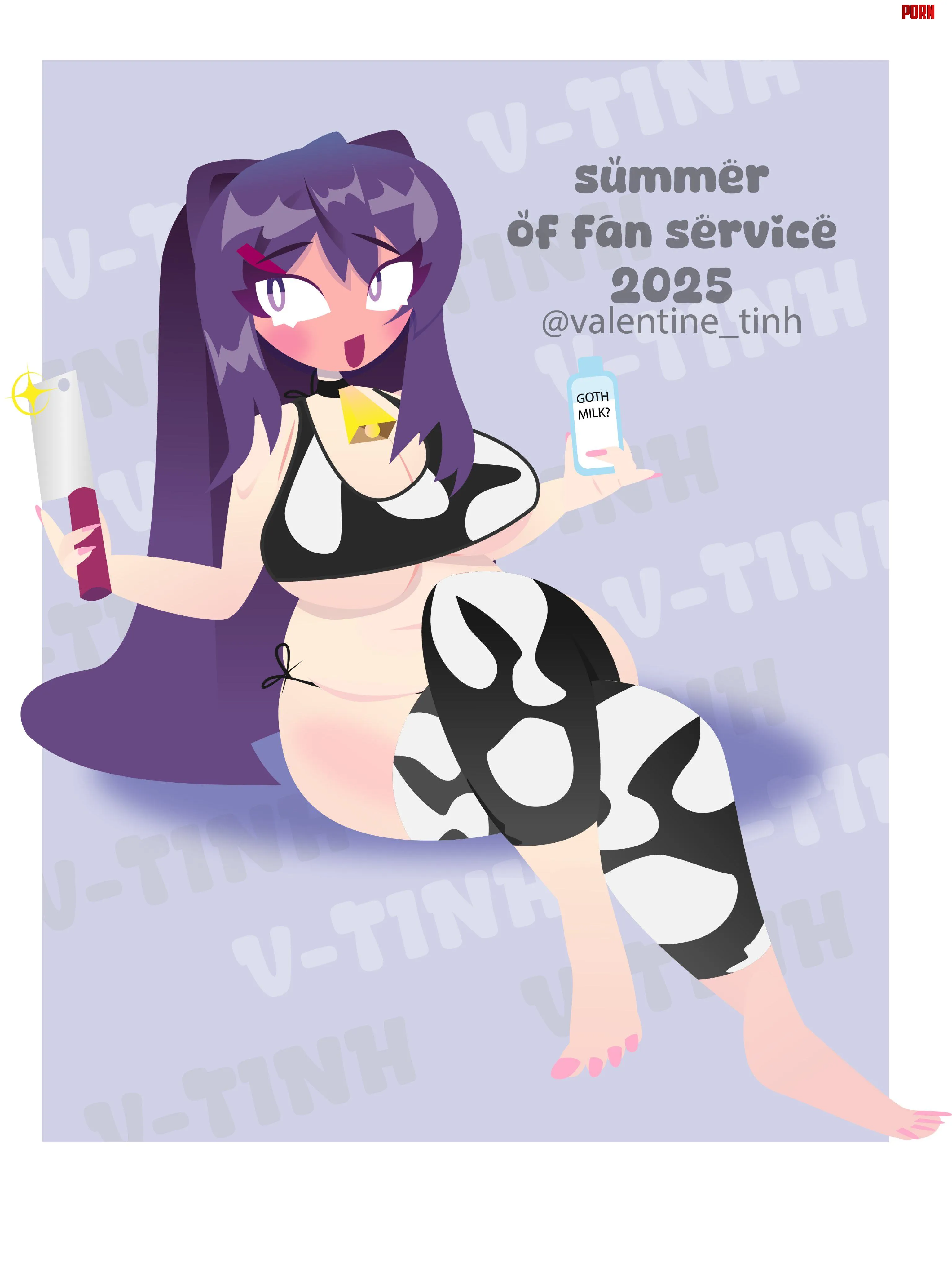 Beautiful knifey wifey. (Artist is @valentine_tinh on X (twitter) ) by Which-Stay-6706