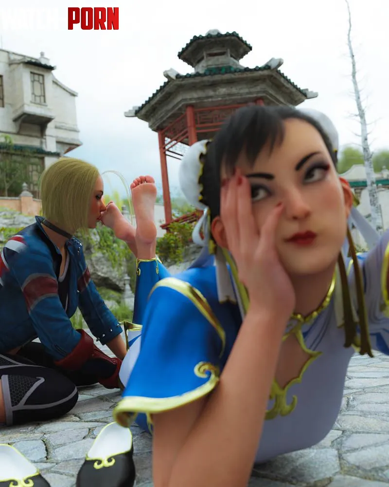 Chun-li & Cammy [Street Fighter] (nexrenders) by Kyoto709