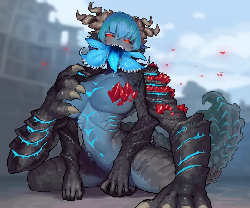 Thumbnail Gigan200 Presents the Enigmatic Gaismagorm Girl in MonsterGirl Genre