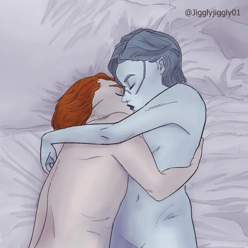 Thumbnail Merrin and Cal's Cosy Moment - Jigglyjiggly01's Artwork