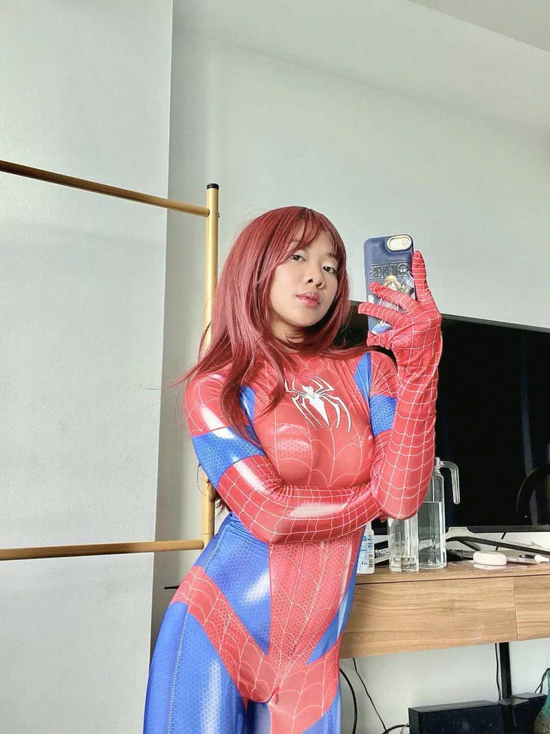 Thumbnail cinnamonbunxo: Spidergirl's Heroic Tale Unfolds in Asians Gone Mild