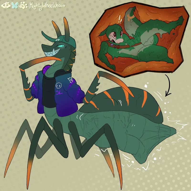 Thumbnail MightyWheelchair's Latest Work: ARL-Snek's Comm - Uncover the Action!