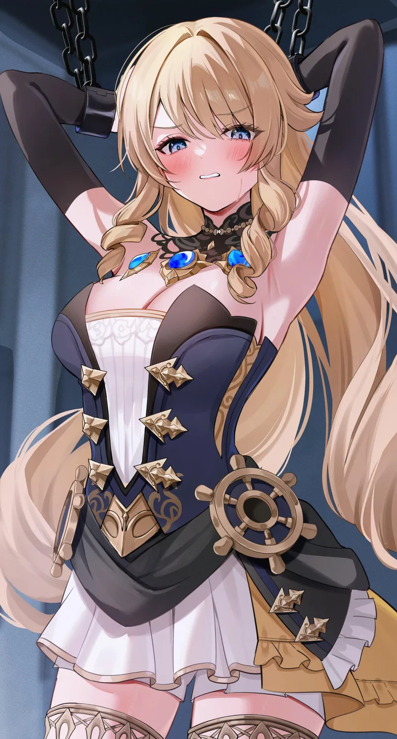 Thumbnail Experience 'Blushing Navia' by Silent_Steak_9540 in animearmpits