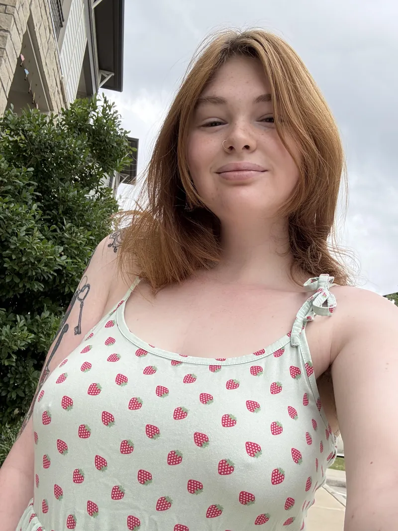 Thumbnail Almost Concealed Nips: A Dress Revelation by Kaystickedoff in the Braless Category