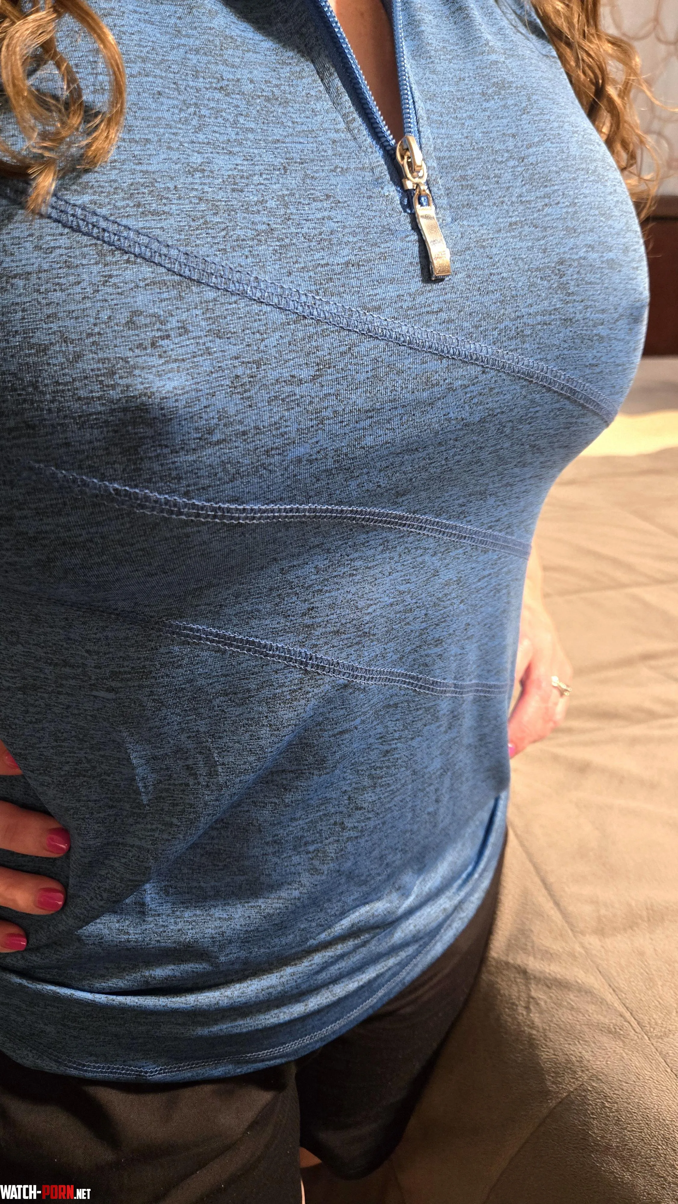 Another shirt that doesn't hide my pokies... oh well by Serious_Lab_9762