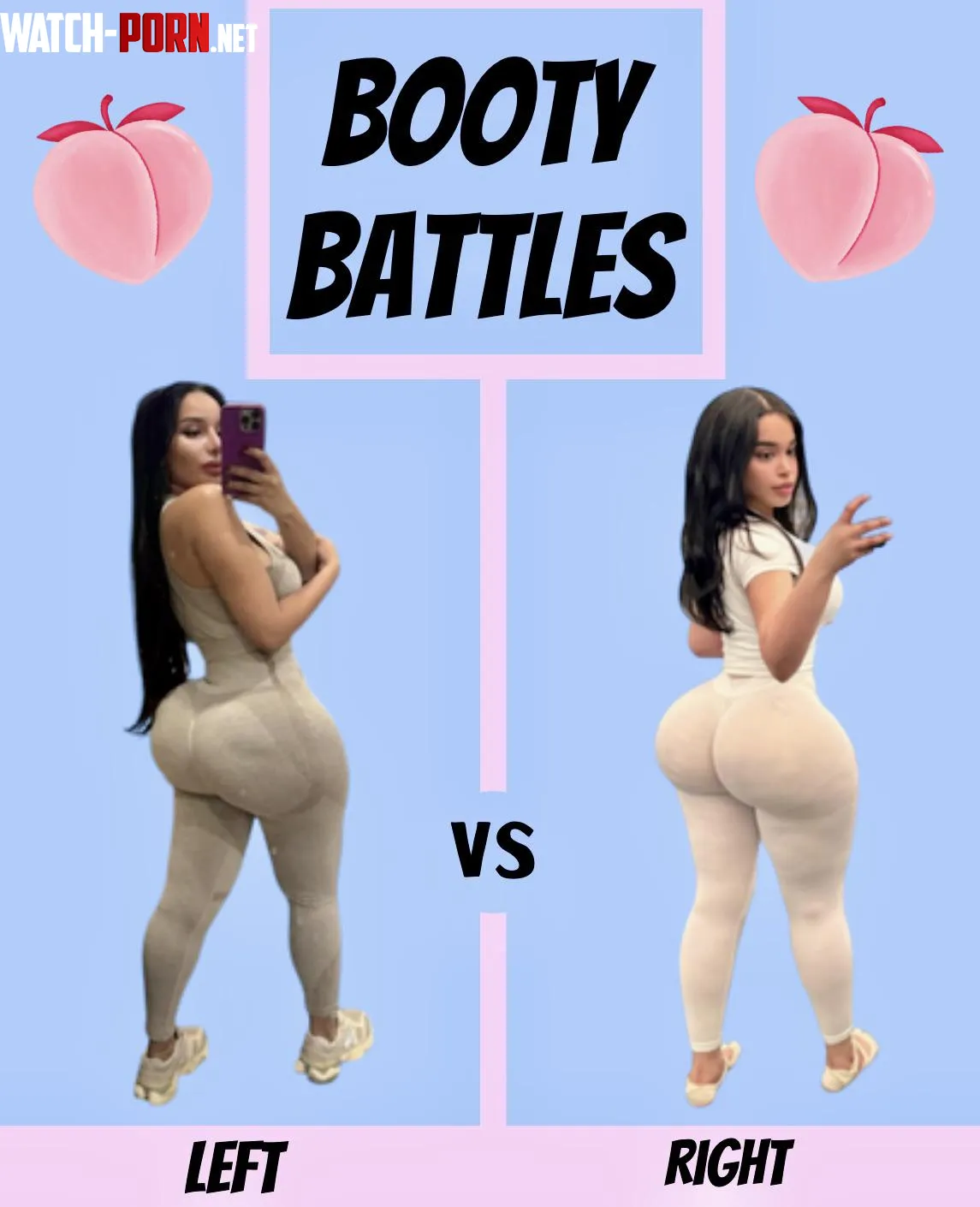 BOOTY BATTLES‼️🍑 Left or Right? 👀 by Low-Night-2717