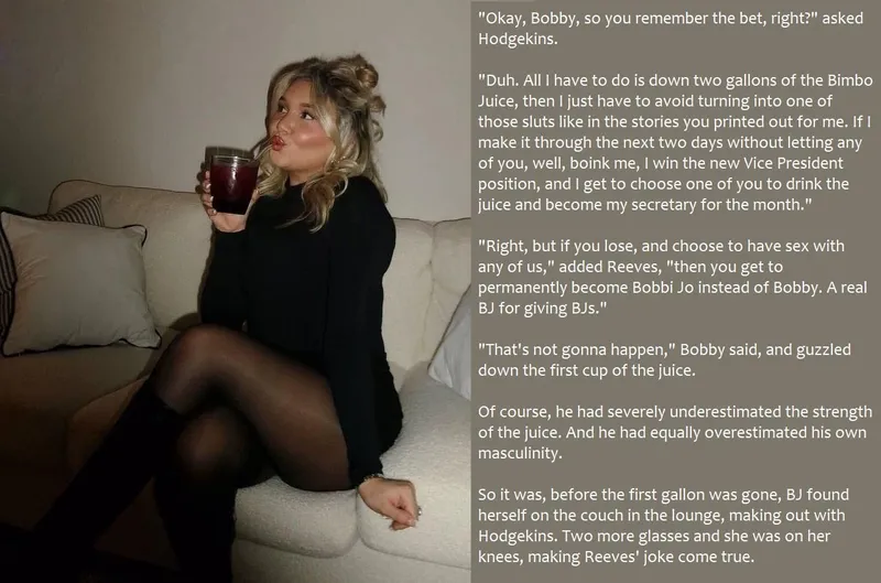 Thumbnail Embark on a Gender Transformation with Bobbi Jo in 'Bimbo Juice' by AskedForTheMid0129