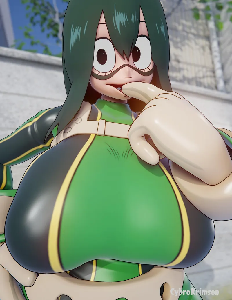 Thumbnail Unveiling Tsuyu's Surprising Assets | BokuNoEroAcademia