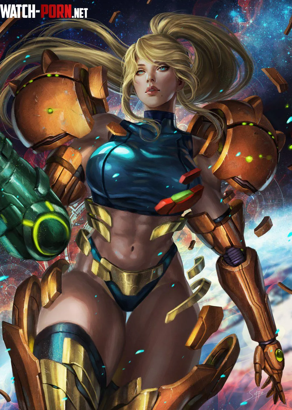 Samus Aran (Kelpo Cereal) [Metroid] by KrazyK1989