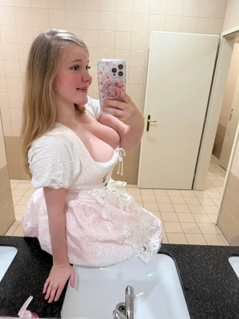 Thumbnail Went to School in Dirndl Dress by Helvegen6 | Cleavage