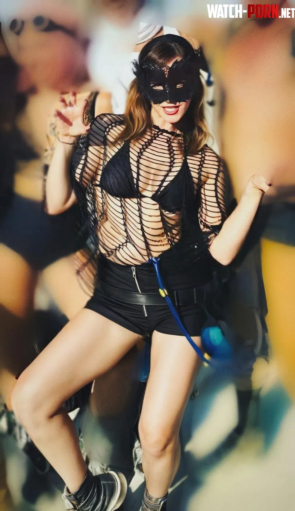 Emma Watson having fun at the 