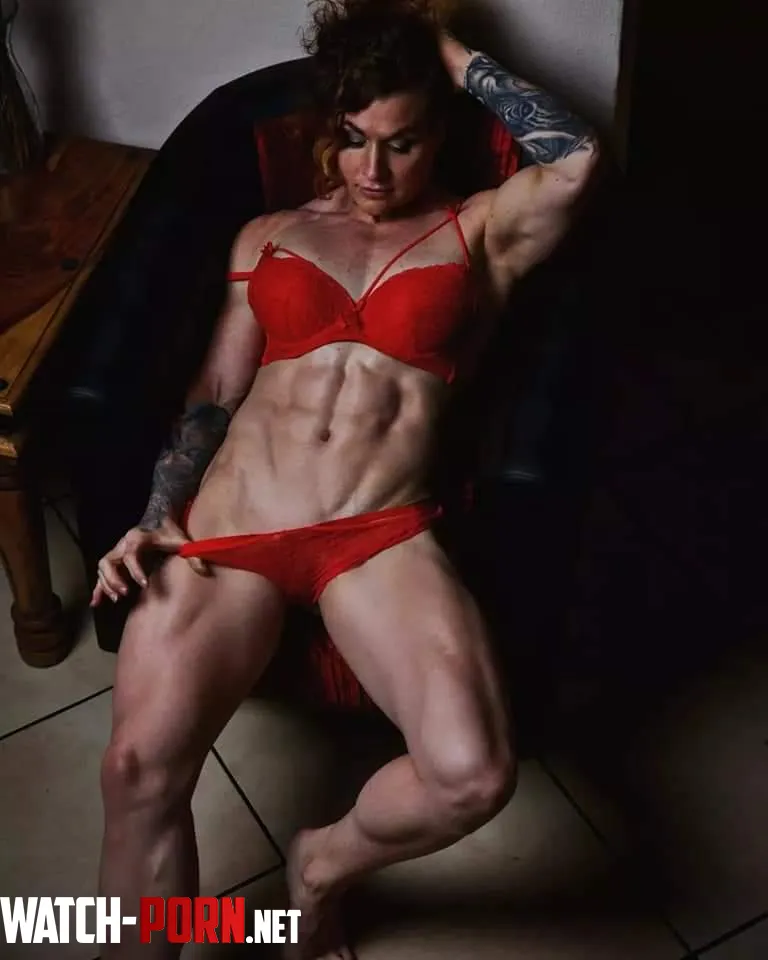 I love my lingerie matching my red hair by Leekeyrouz