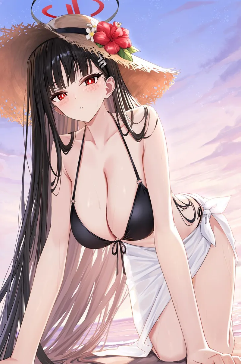 Thumbnail Summer Rio in Blue Archive - Captivating Art by xSaviour_N