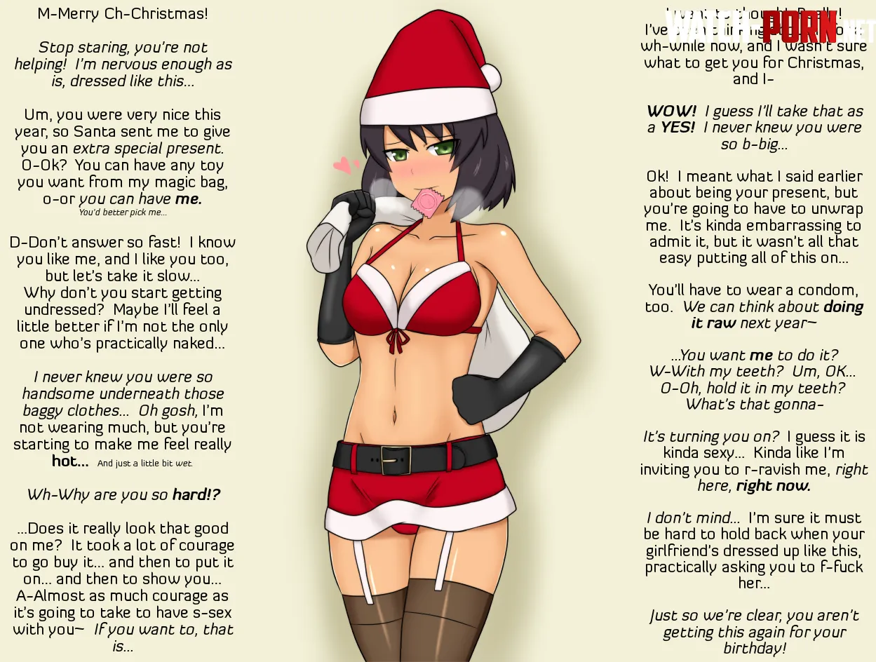 [MxF] It looks so much easier in the magazines [REUPLOAD][Straight][Christmas][Condom][MtG caption][Convoluted Narrative] by MtG-Ti