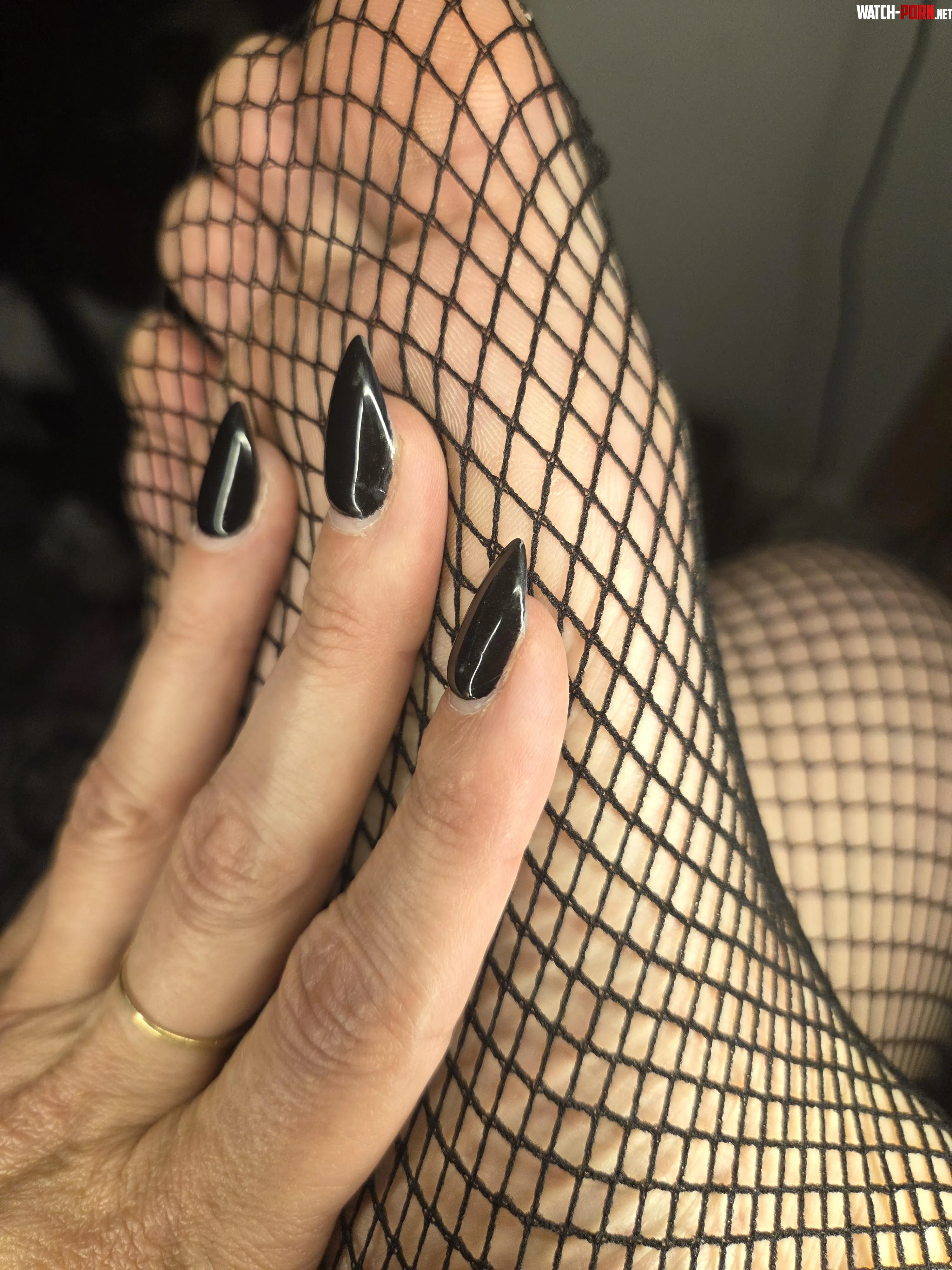 Black nails by GoddessKasha2love
