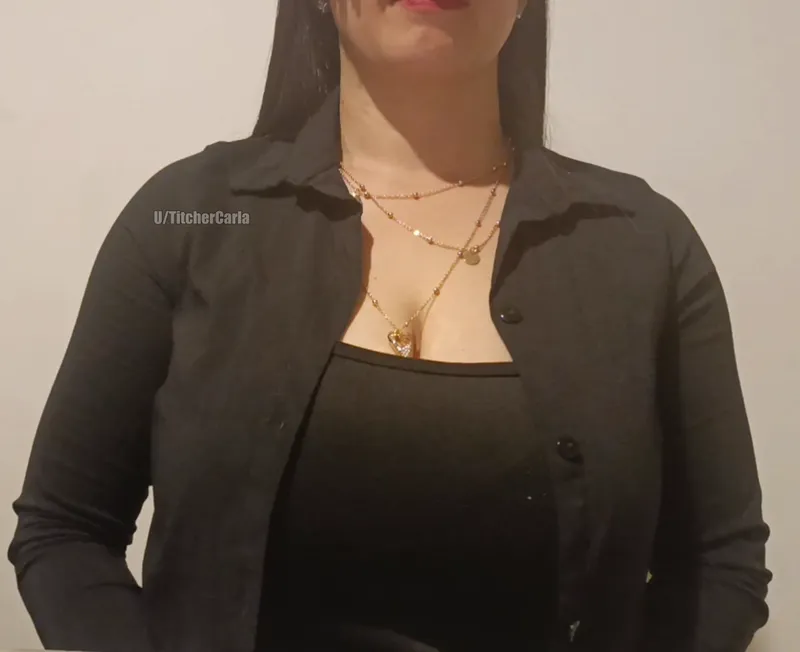 Thumbnail Office Cleavage Showcase by TitcherCarla - Confident Work Attire