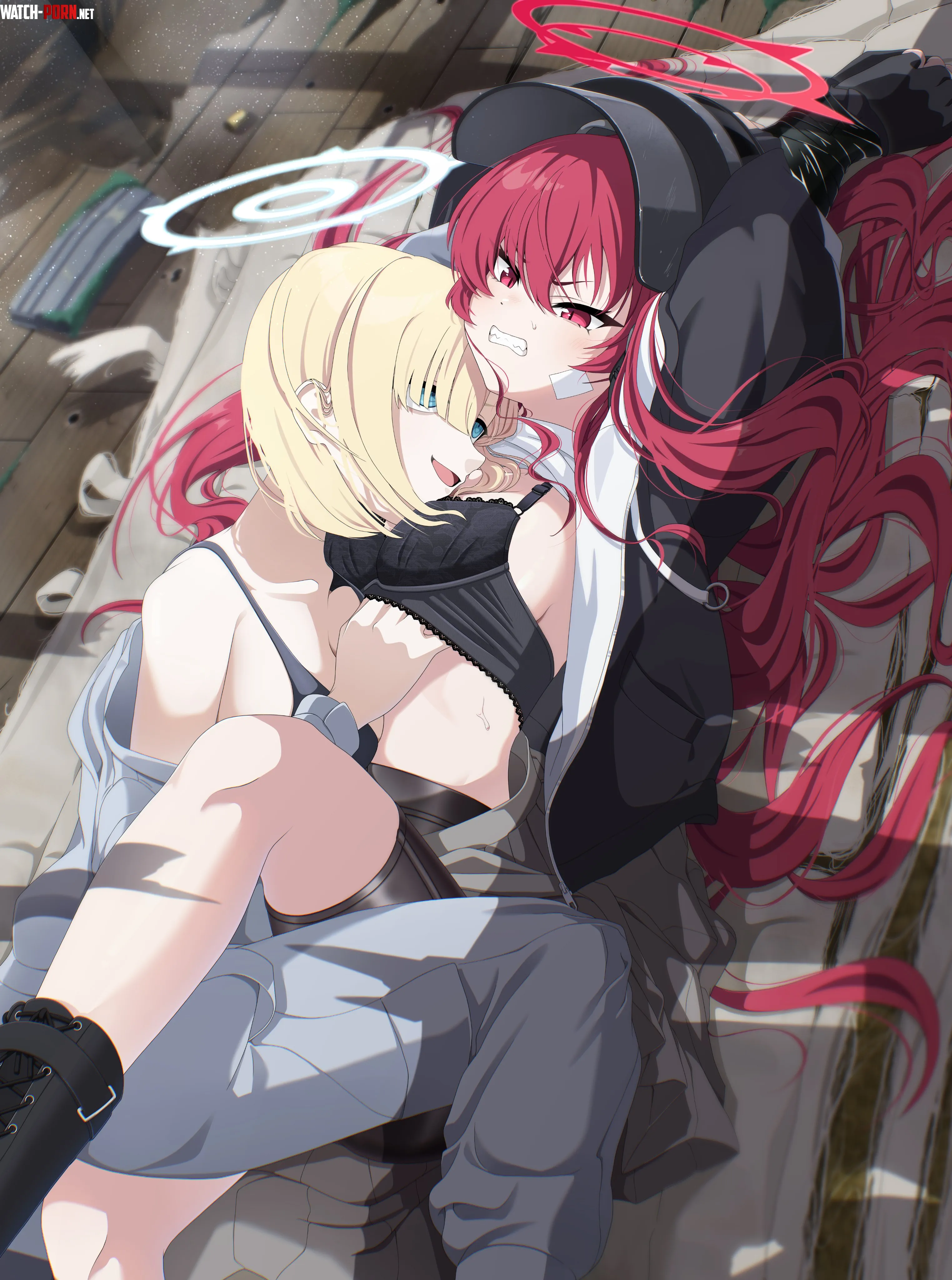 The Burururung Biker Union President captured Rabu (kokolokokomika) [Blue Archive] by llamanatee