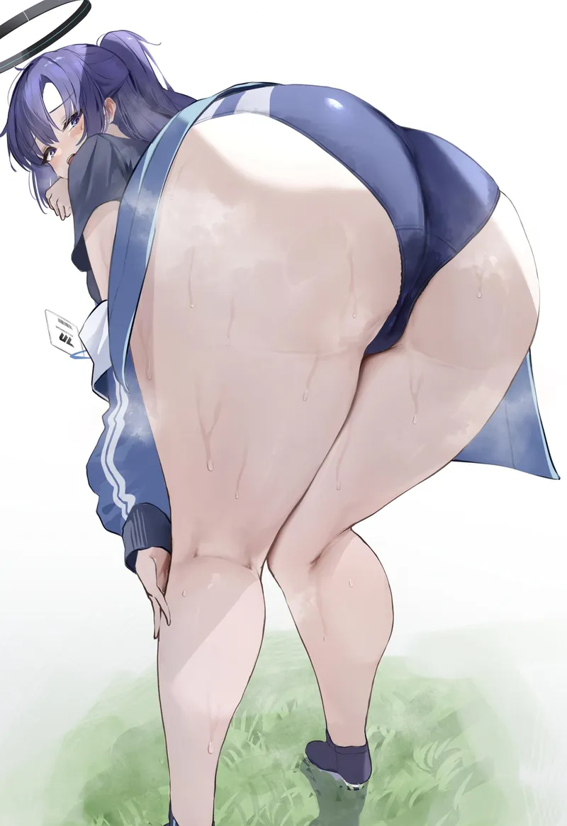 Thumbnail Yuuka's Sweaty Ass Cheeks After Exercising | AnimeBooty by Level-Ad5048