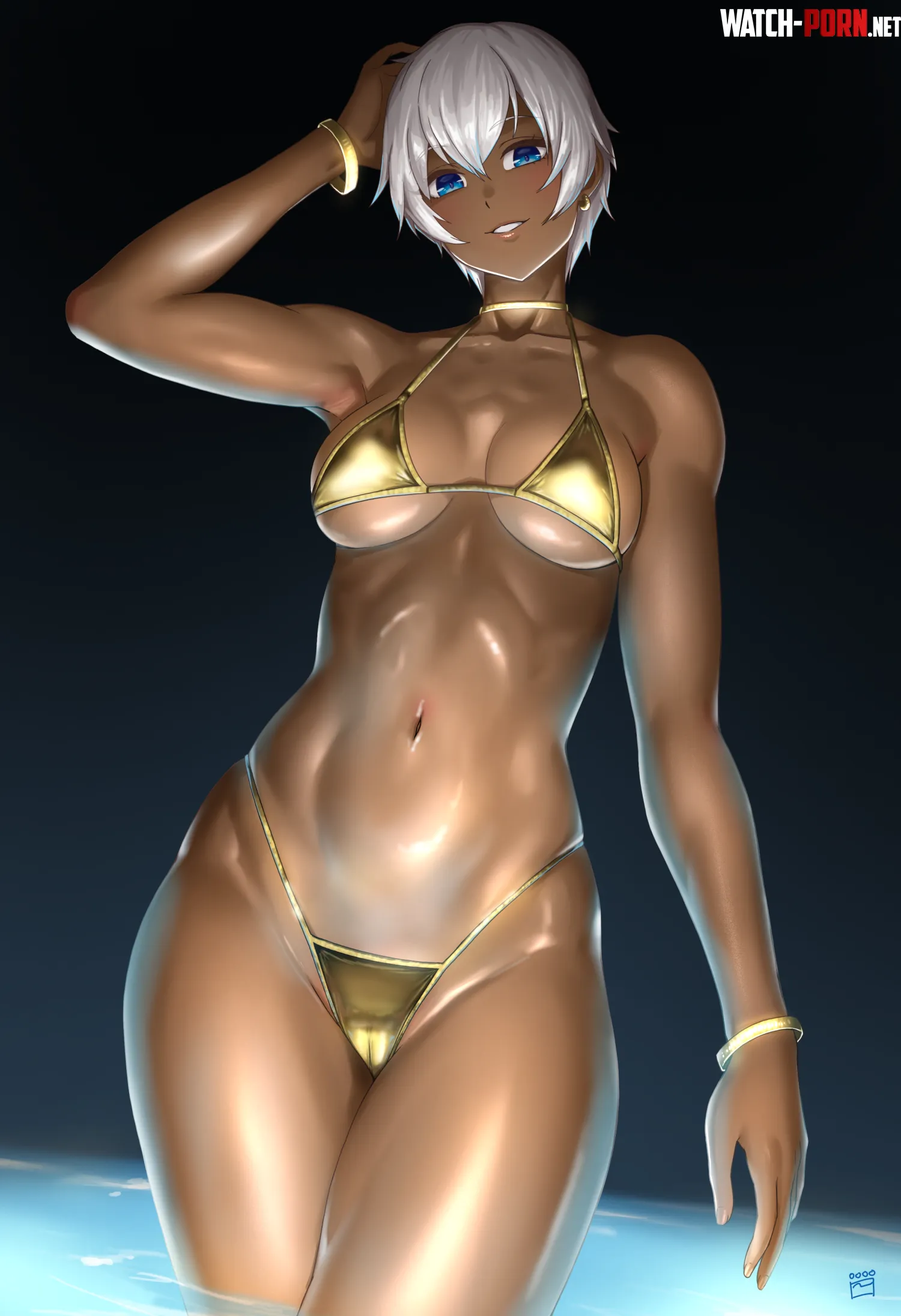 Golden Elena [Street Fighter] (finalcake) by A_MASSIVE_PERVERT