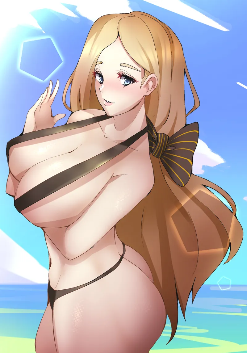 Thumbnail Mesmerizing Sling Bikini Fashion from Fire Emblem | swimsuithentai