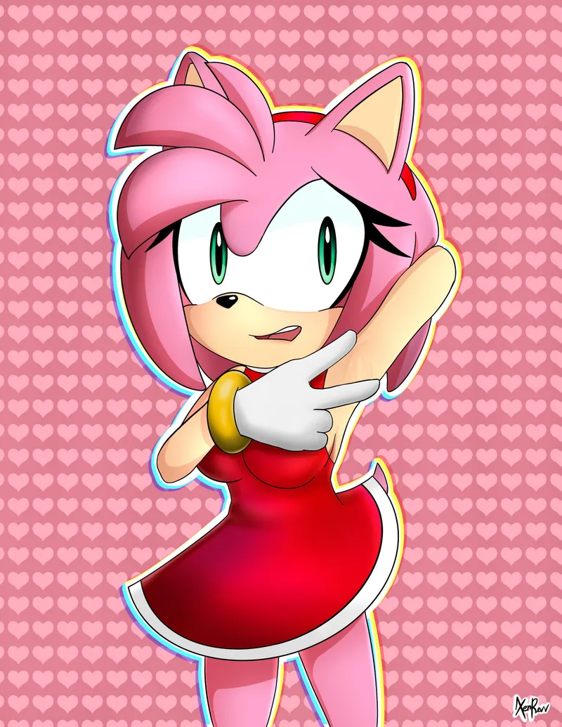 Thumbnail Amy's Allure: A Captivating Portrait in SonicPorn