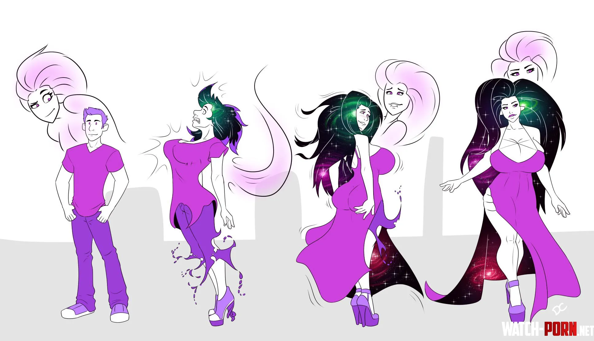 CURVY COSMIC HAIR GIRL BY MAEVE by Thick-Worth8328