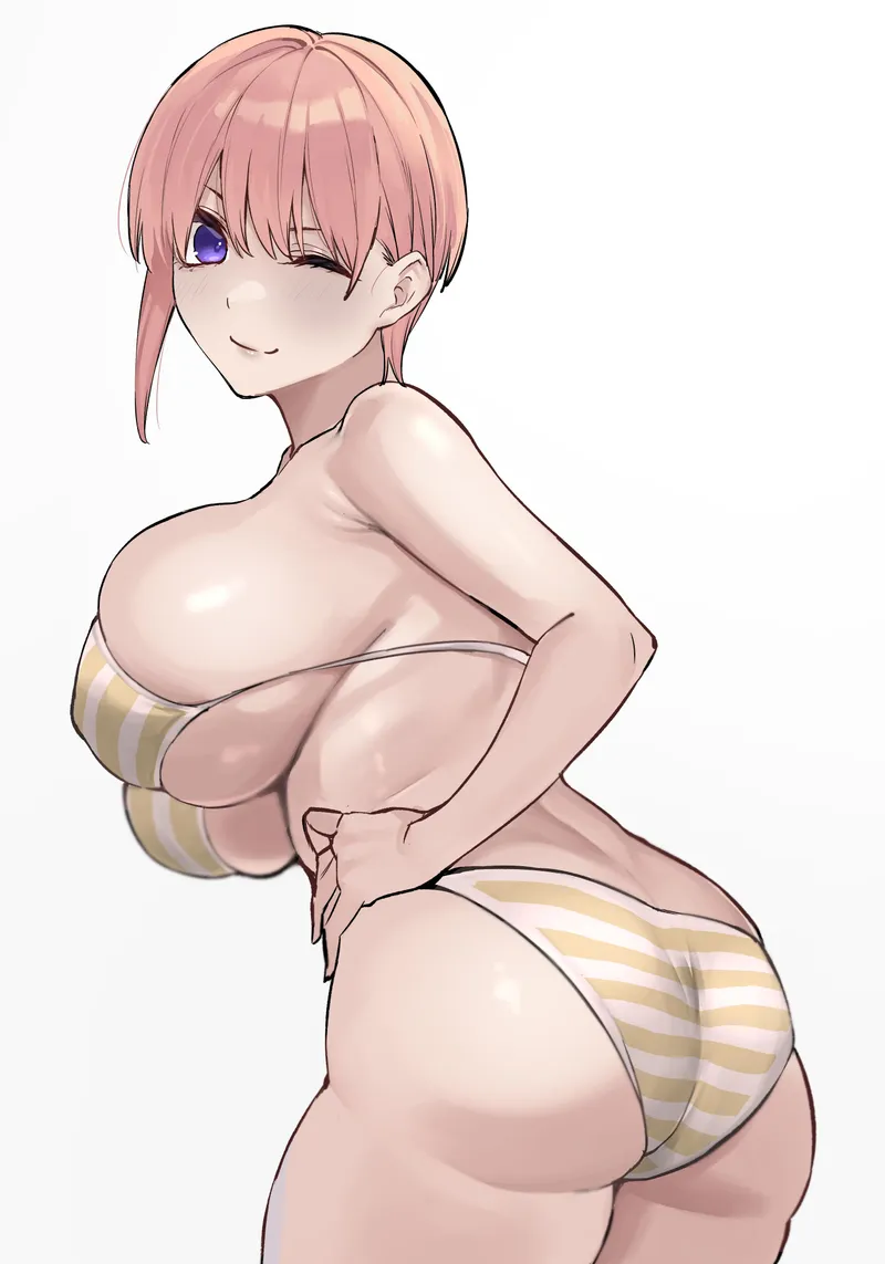 Thumbnail Ichika Nakano Teasing In Her Bikini - BigAnimeTiddies
