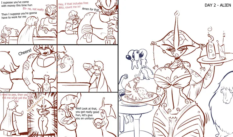 Thumbnail Alien Tetra TGTF: A Mysterious Transformation Journey | gendertransformation