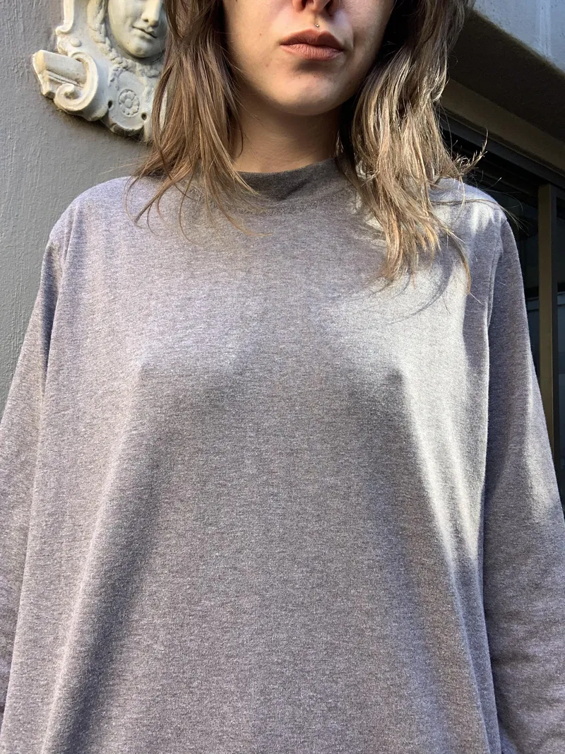 Thumbnail Braless Dilemma: The Challenge of Covering Up by BabySparkleGirl