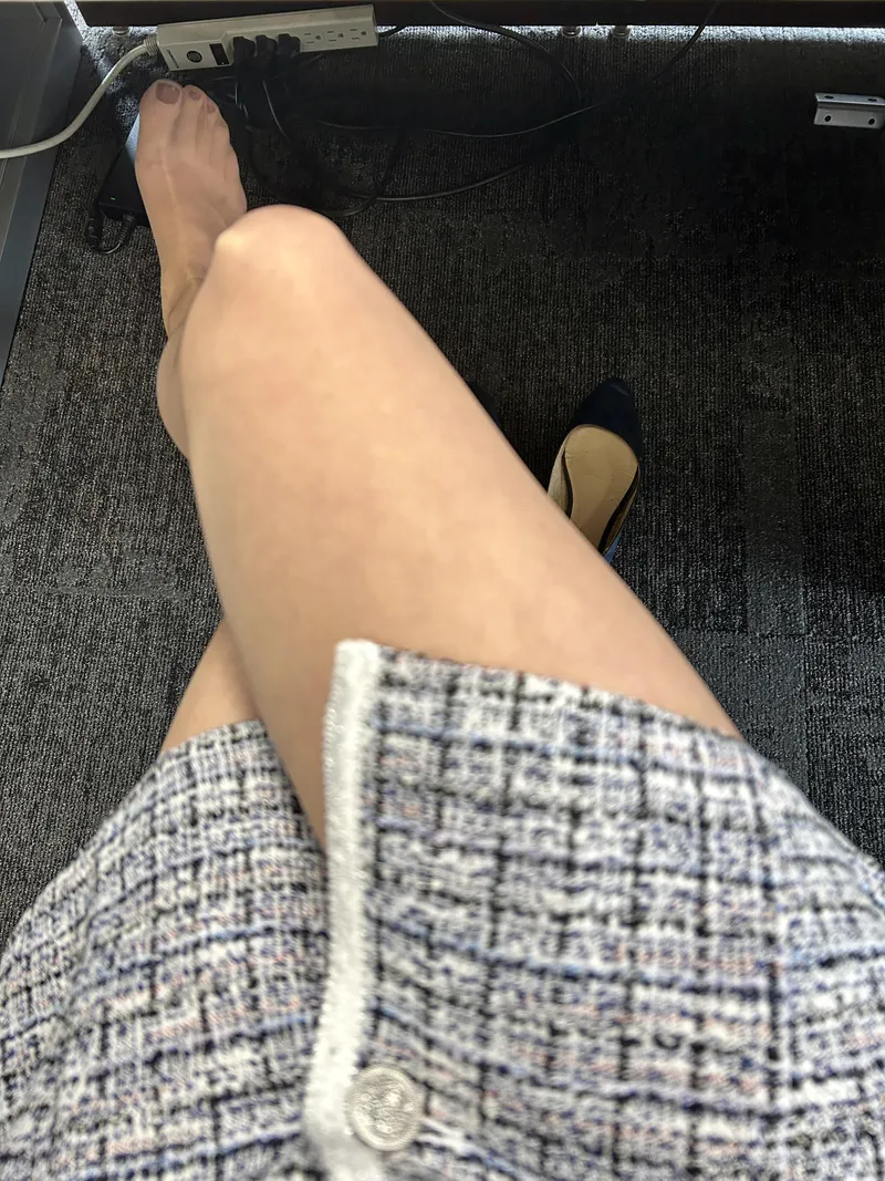 Thumbnail Pantyhose Fashion at the Office by Bizoubizou925 | Discover More