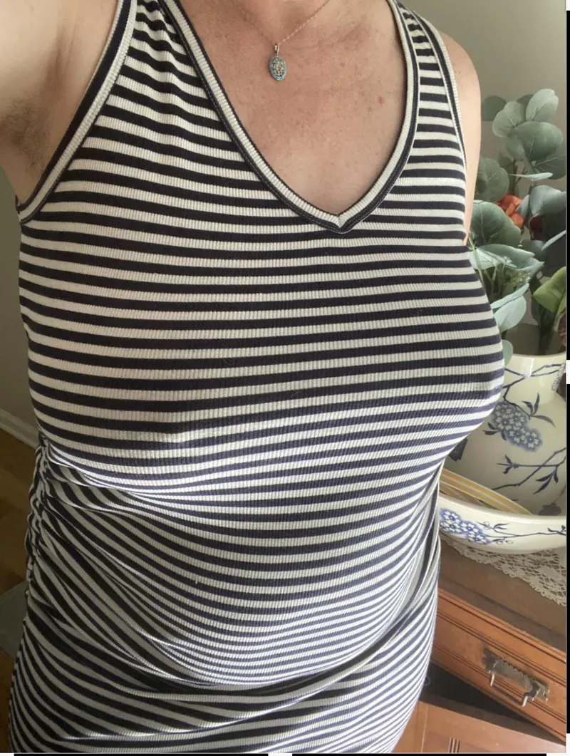 Thumbnail Enhancing Curves: Showcasing Braless Beauty in Form-Fitting Dresses by Frisky_Vanilla