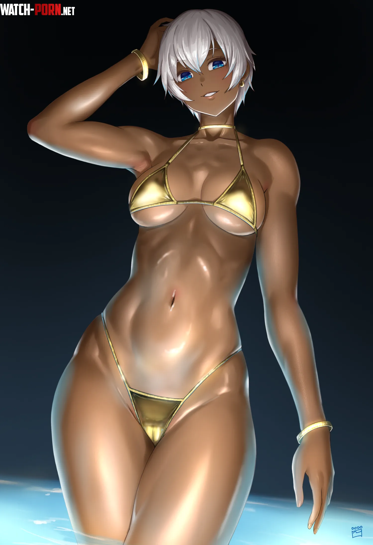 Golden Elena [Street Fighter] by A_MASSIVE_PERVERT