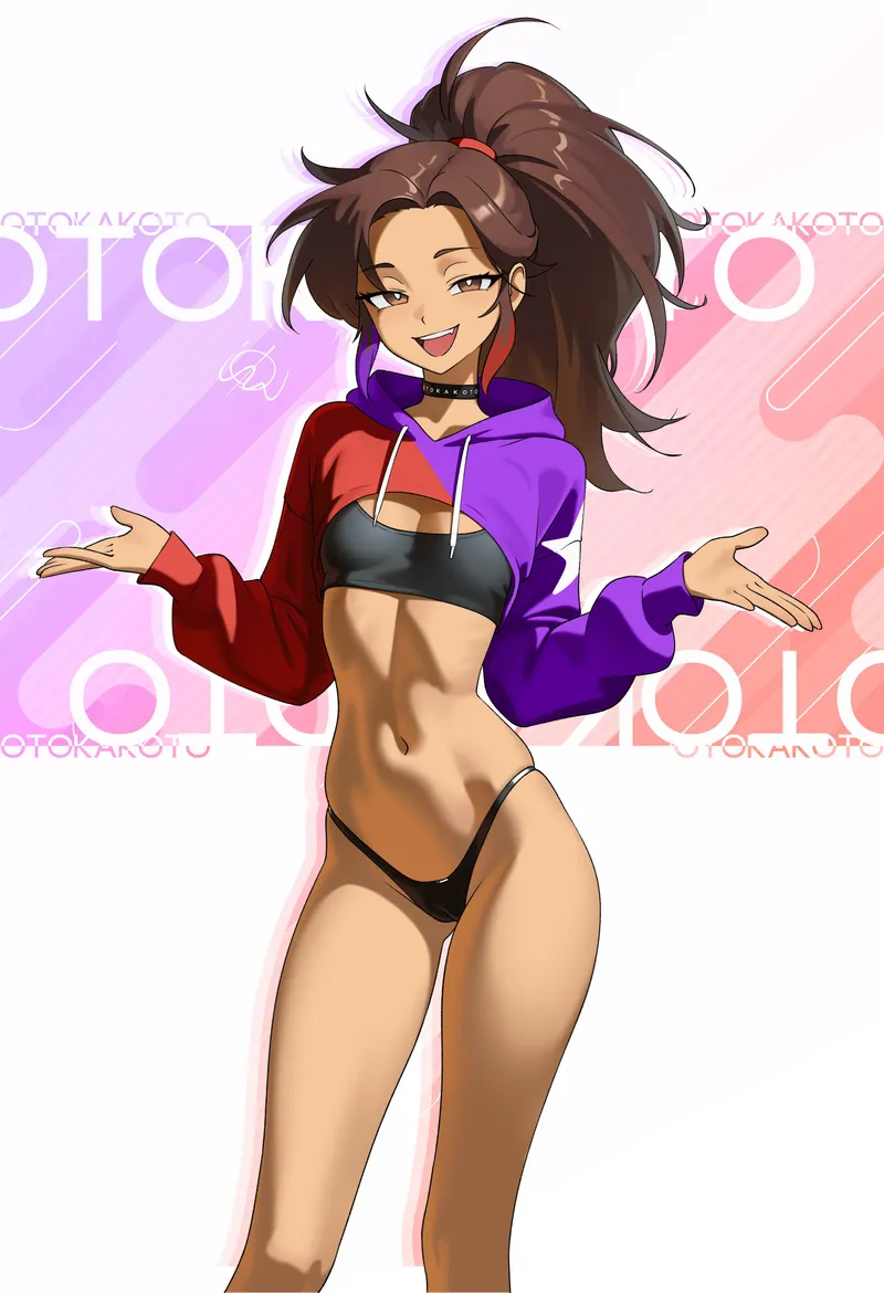 Thumbnail Sensual Crop-Top Hoodie by A_MASSIVE_PERVERT: An Ecchi Sensation
