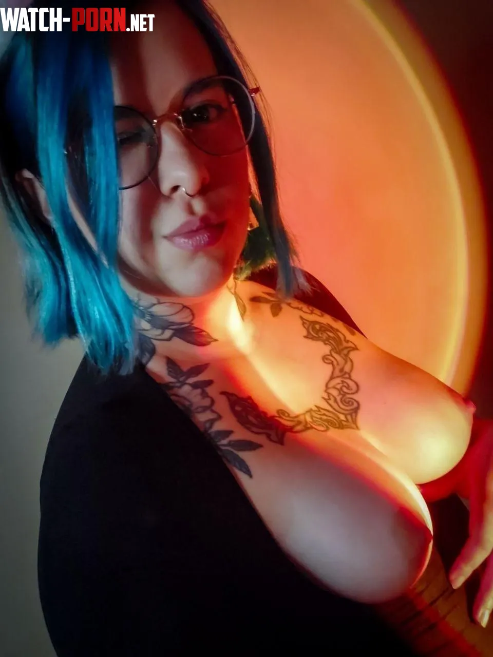 A nerdy girl with short hair and soft tits by lexxi_sky