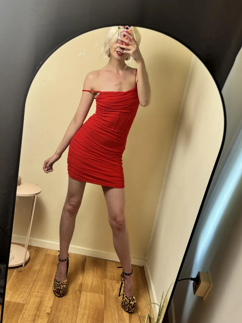 Thumbnail Adoring My New Red Dress by LanaPeaches__ - Tight Dresses