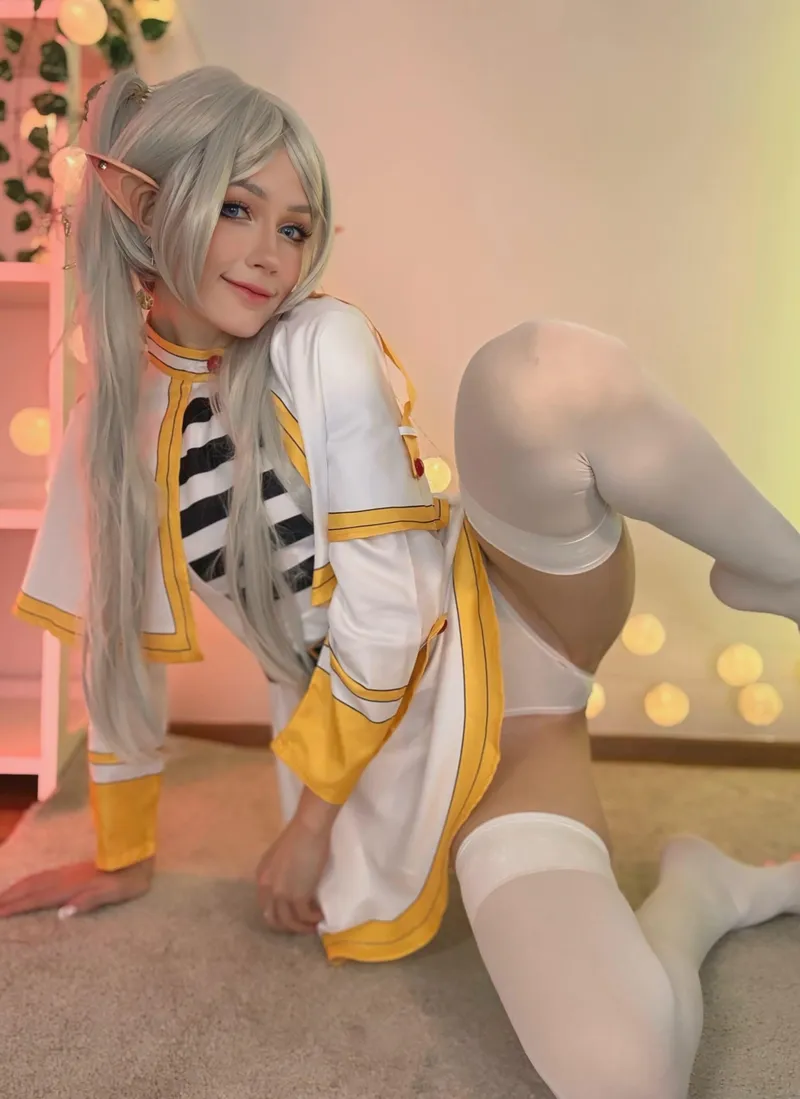 Thumbnail Artistic Expression: Frieren Cosplay by moonrose14 by moonrose14 | NSFWCostumes