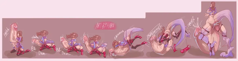 Thumbnail Transformation: Huge Dino Girl TF with Expansion by SupportStunning5857