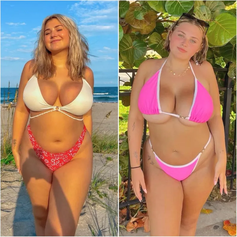 Thumbnail StoneSkip77 Explores Tops That Fit and Don't in BigTitsInBikinis