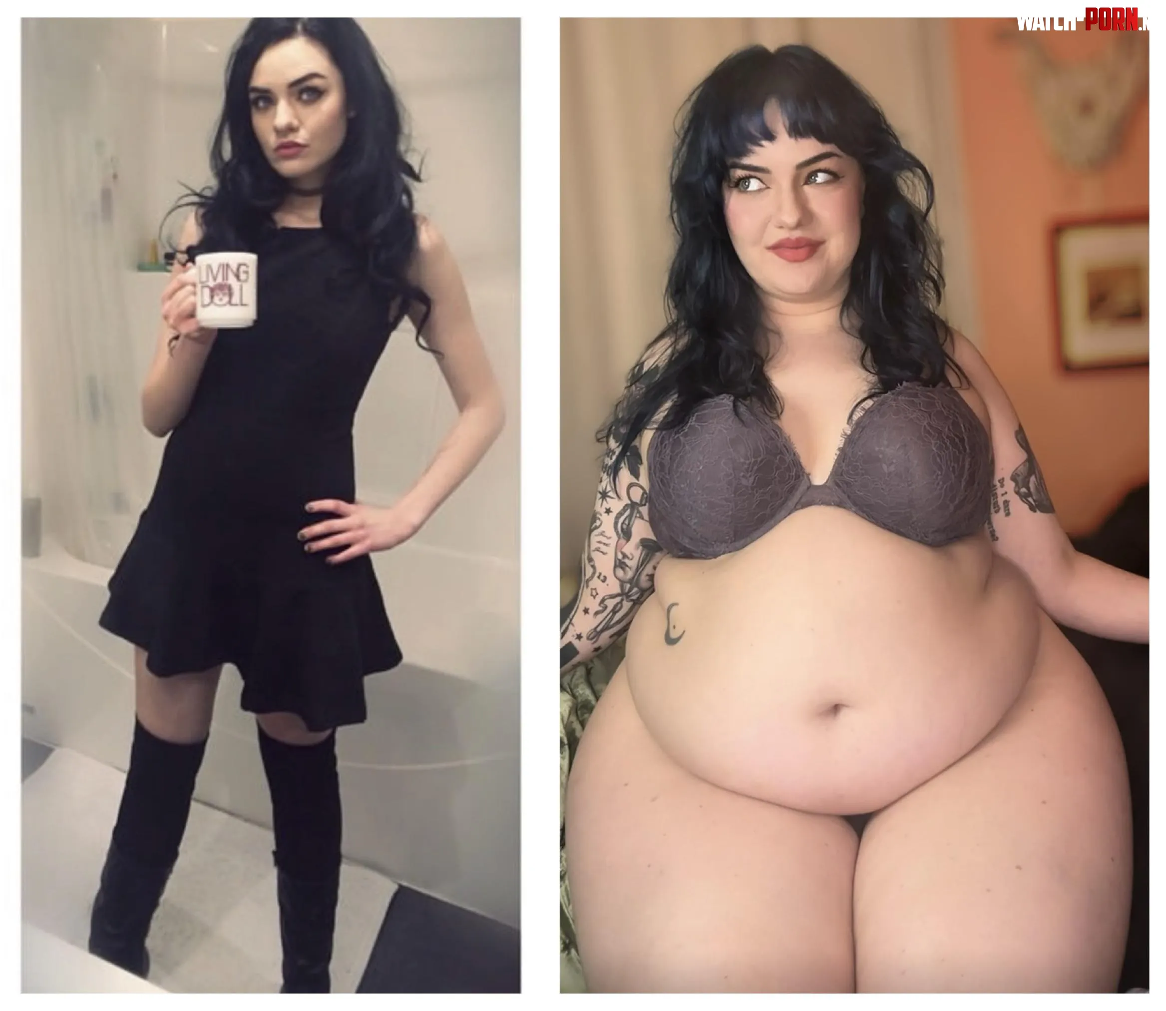 I ate my old self 👀 by curvygothgf