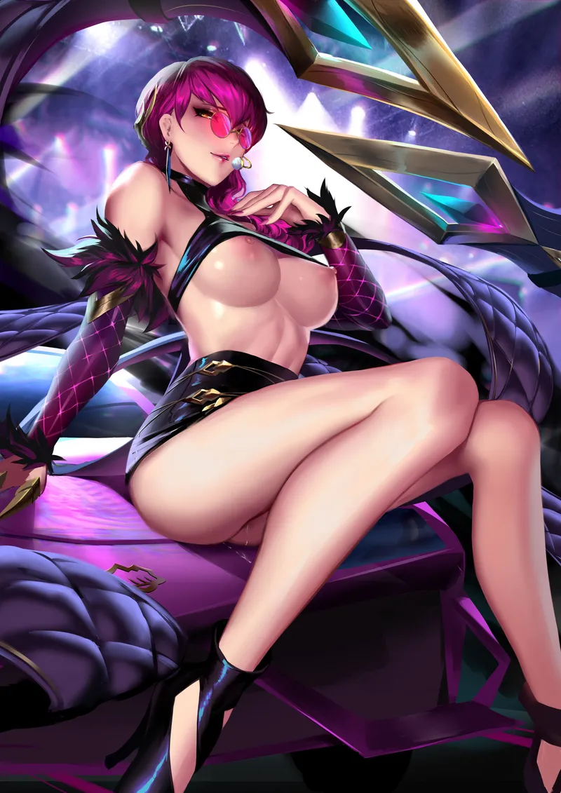 Thumbnail Seductive Evelynn from K/DA by Unseasoned_chair in Rule34LoL