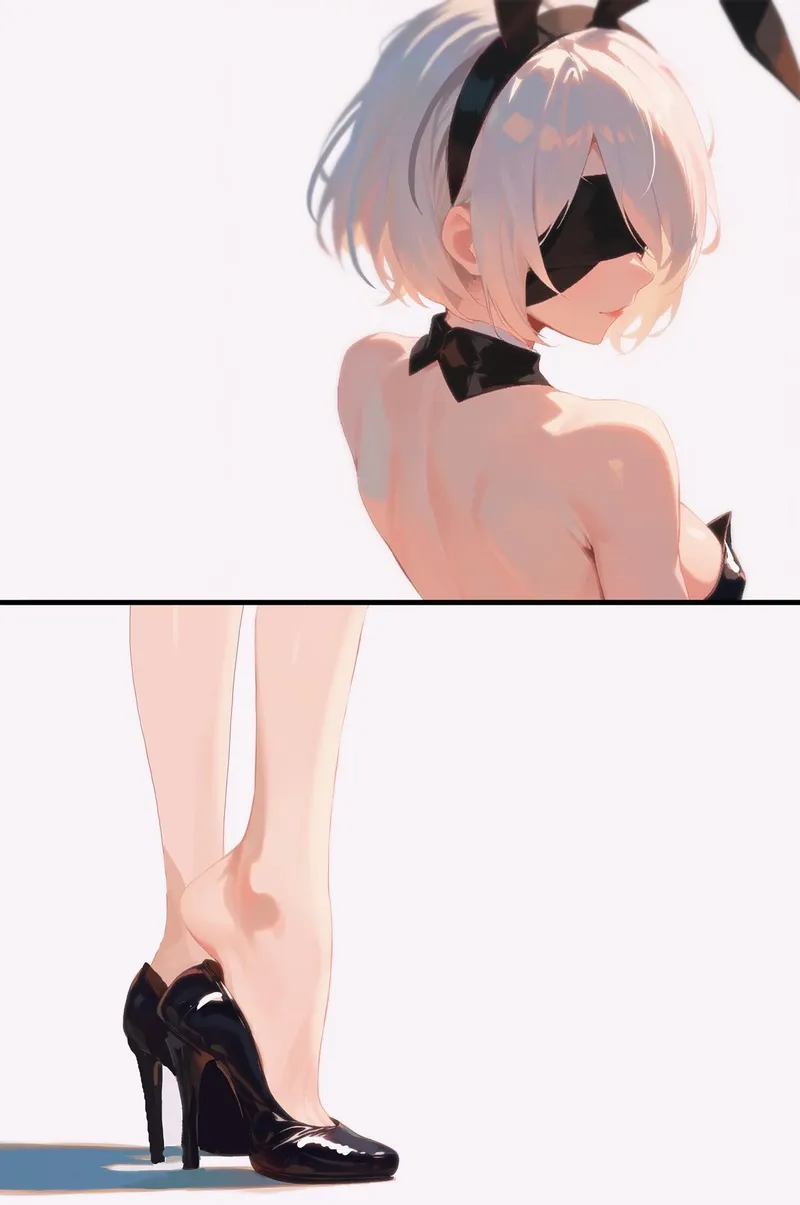 Thumbnail sinisterkuro's Cosplay Creation: Cute Christmas 2B Outfit in 2Booty