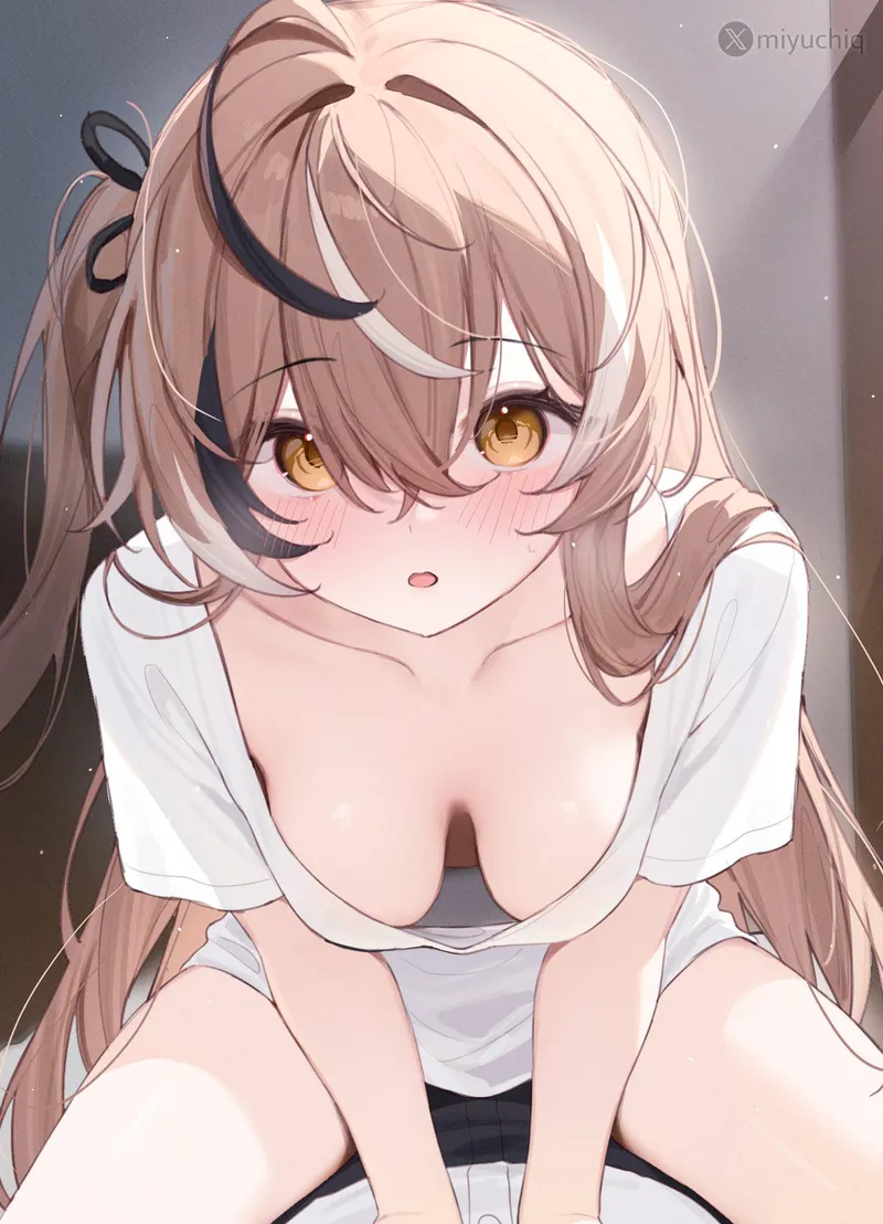 Thumbnail Sensual Nanashi Mumei by miyuchiq - Dive into Ecchi Pleasures