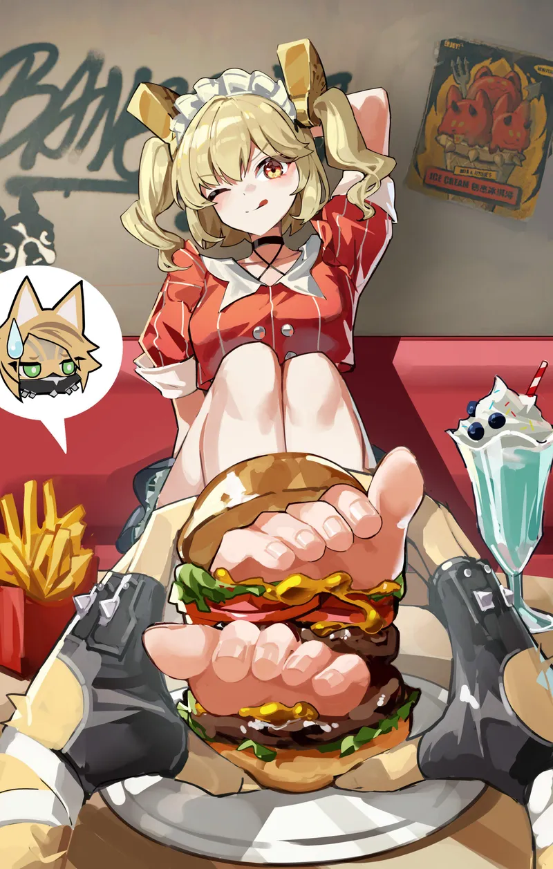 Thumbnail Delve into the Burnice Foot Burger by LoFi_Zebra