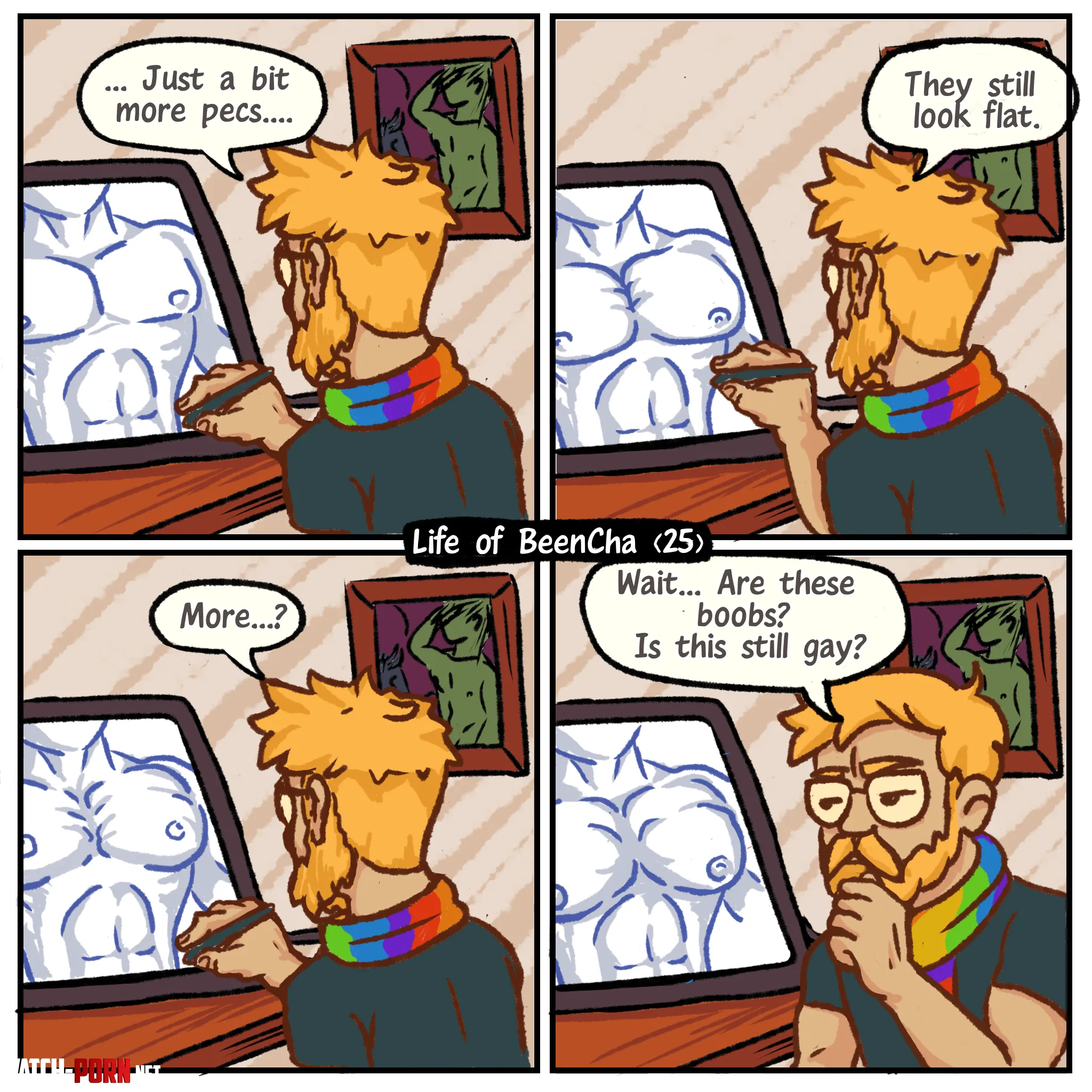 Pecs comic (by me) by been_cha