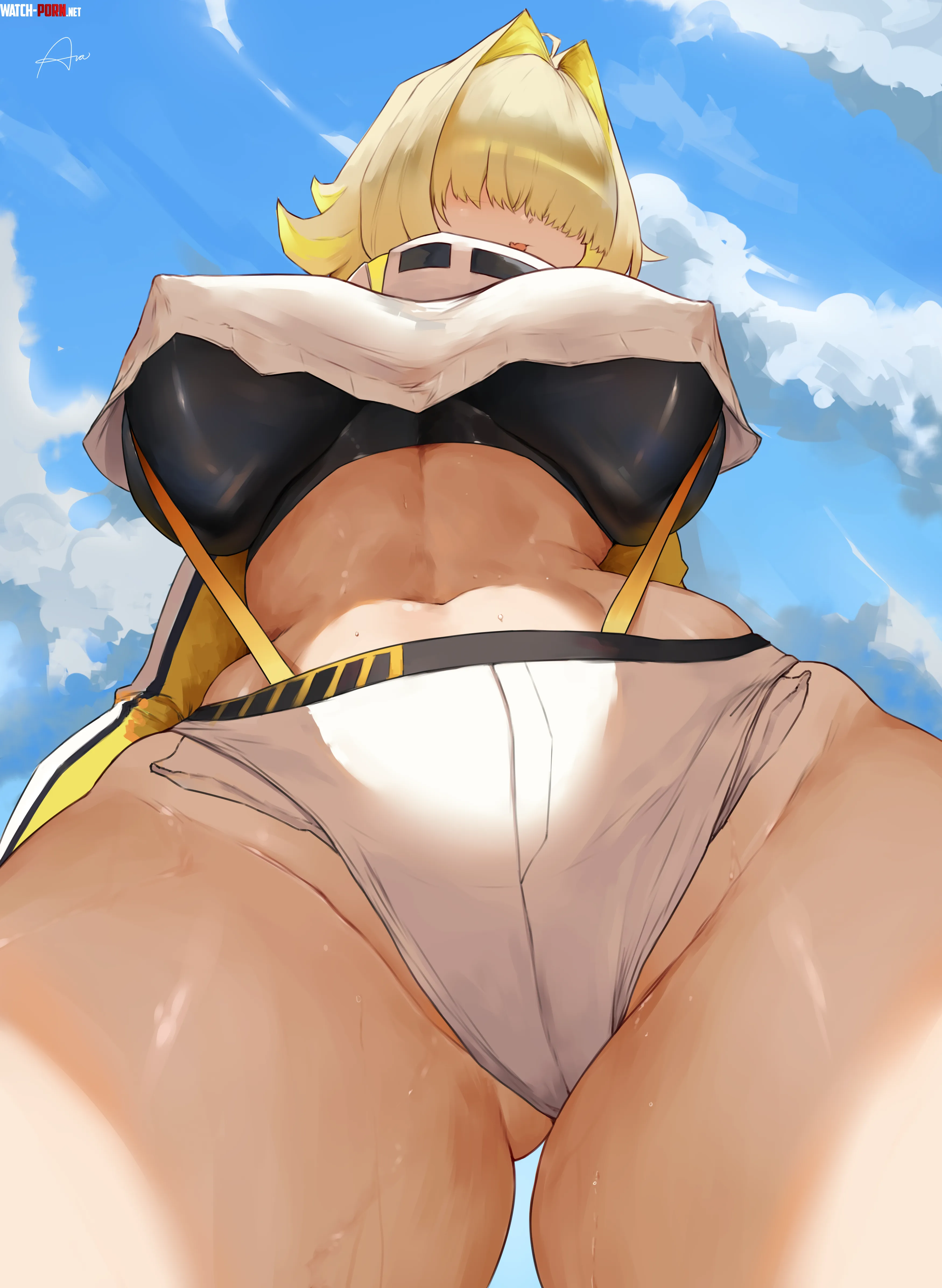 Elegg from a low angle [NIKKE] by LafterMastr