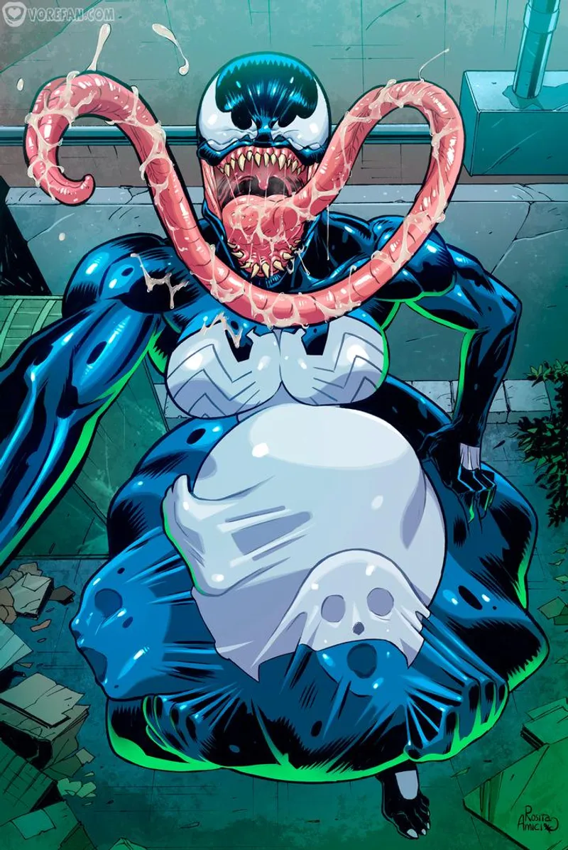 Thumbnail Feast for the Eyes: Rosita Amici’s Vore Art by Cezar_Nix