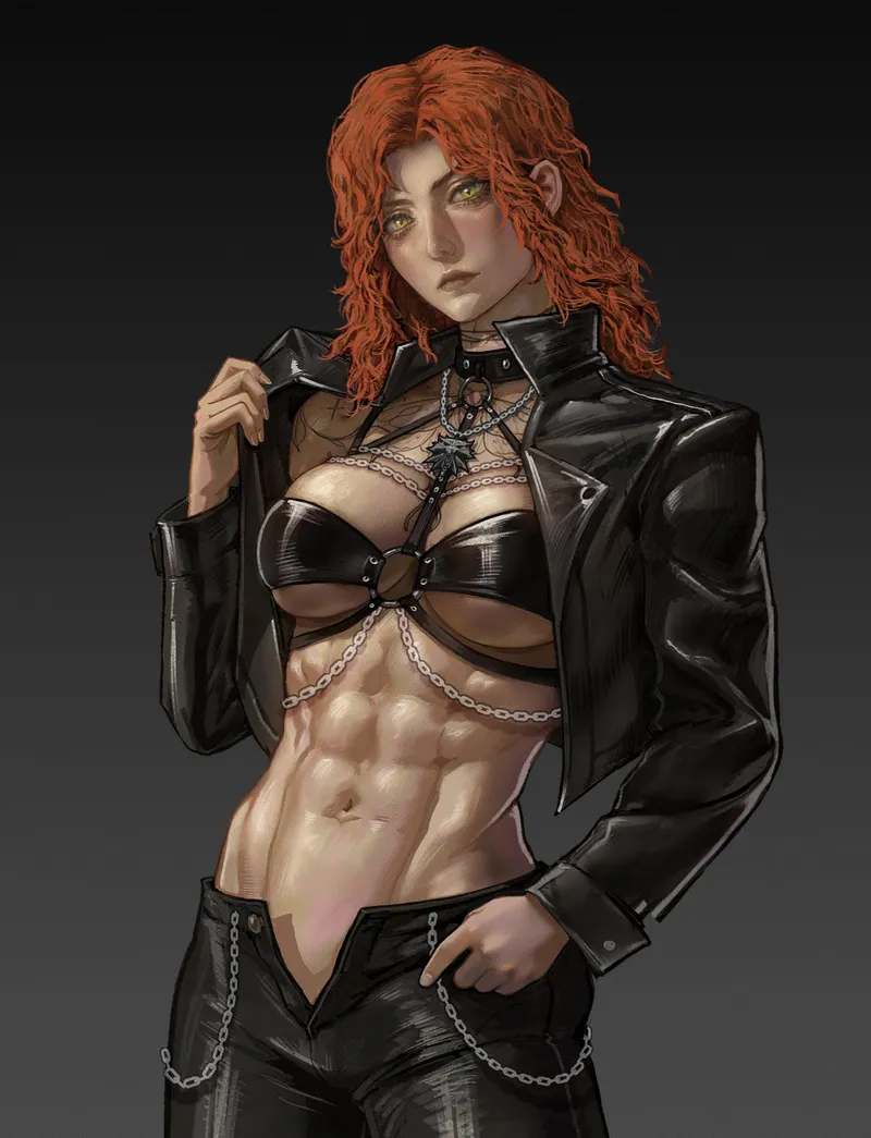 Thumbnail Captivating Triss Merigold by TheTMoneyMan | fitdrawngirls