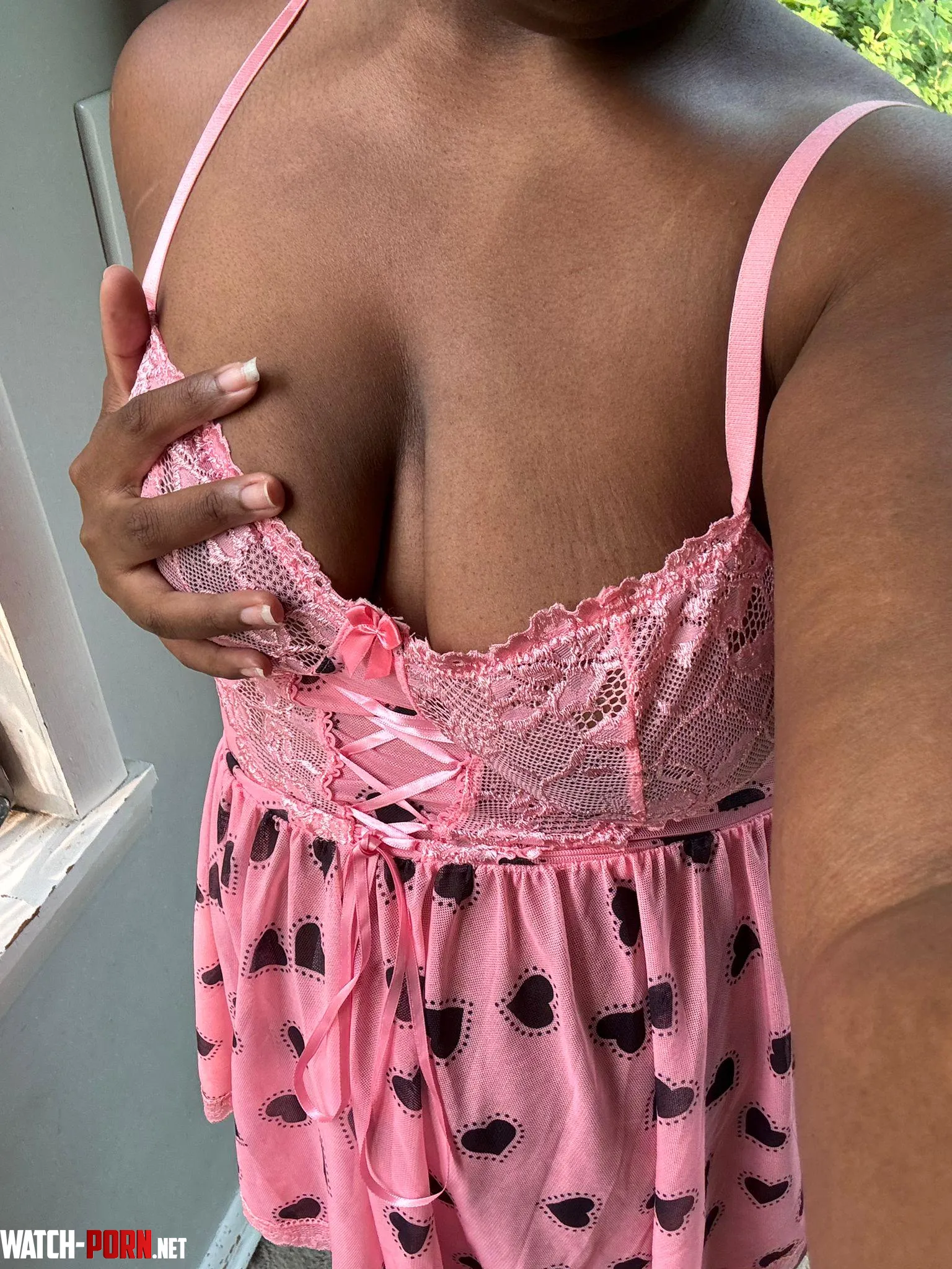 Making breakfast in this adorable little nightie by RealWillowB